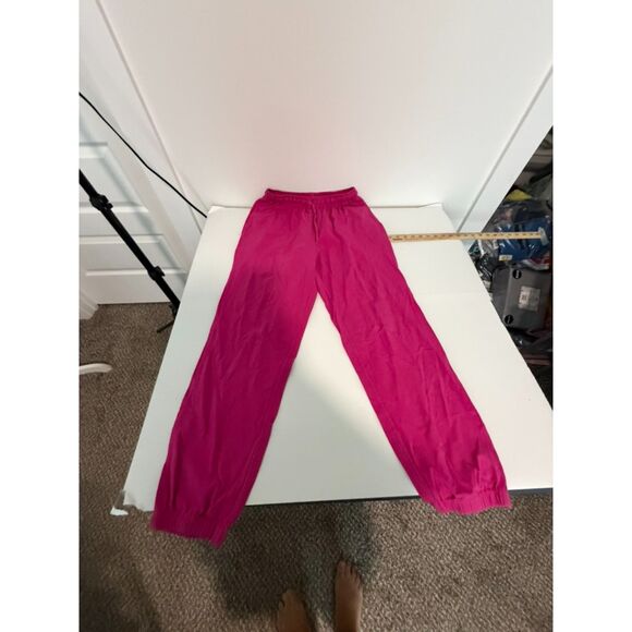 Woman Within Pants - Woman Within Med pink pull on pant